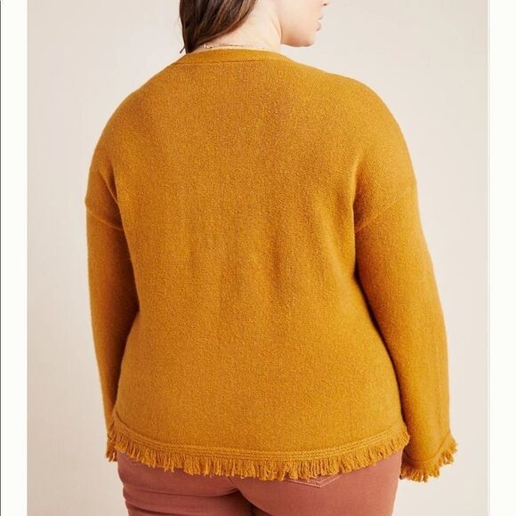 NWT Anthropologie Joy Fringed Sweater 2X #157 - Picture 2 of 4